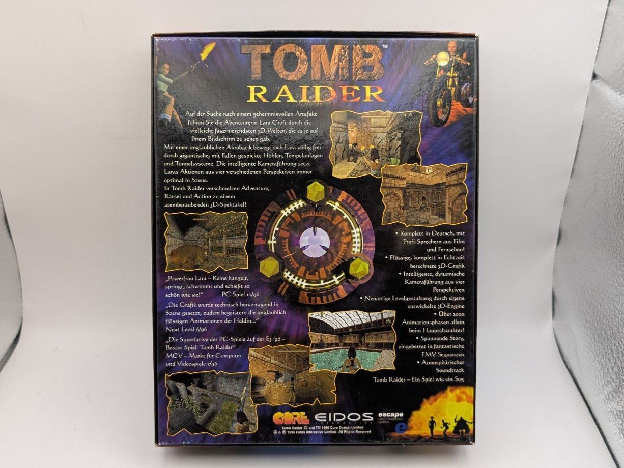 Giochi: Tomb Raider (1996) - Eidos - BigBox – Usato da Bad Ragaz venduto da MR_BR 1