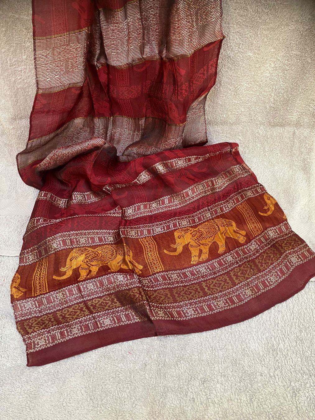 Foulard & Sciarpe: Halstuch  Schal Rot – Nuovo (secondo la descrizione) da Bettwiesen venduto da Zustand57 4