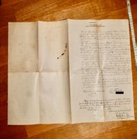 1884/88 handgeschriebenes Testament Notariat Zürich