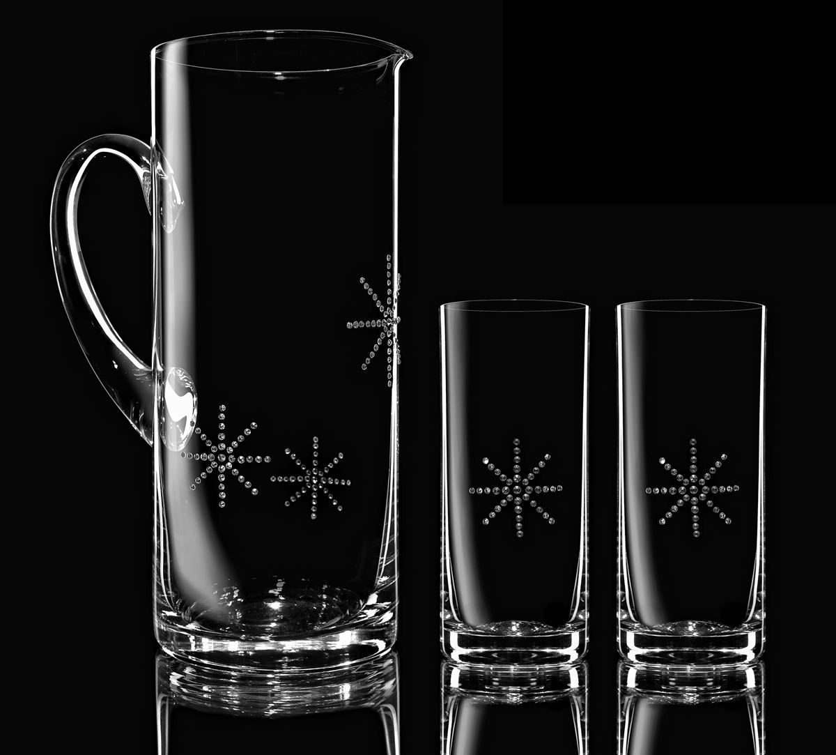 Caraffe: Karaffe mit 2 Gläser, Bohemian Grace STR – Nuovo e nell'imballaggio originale da Wettingen venduto da kochshop 1