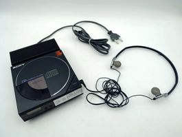 Sony Discman CD Player AC-D50 + Sony Twin Turbo Kopfhörer