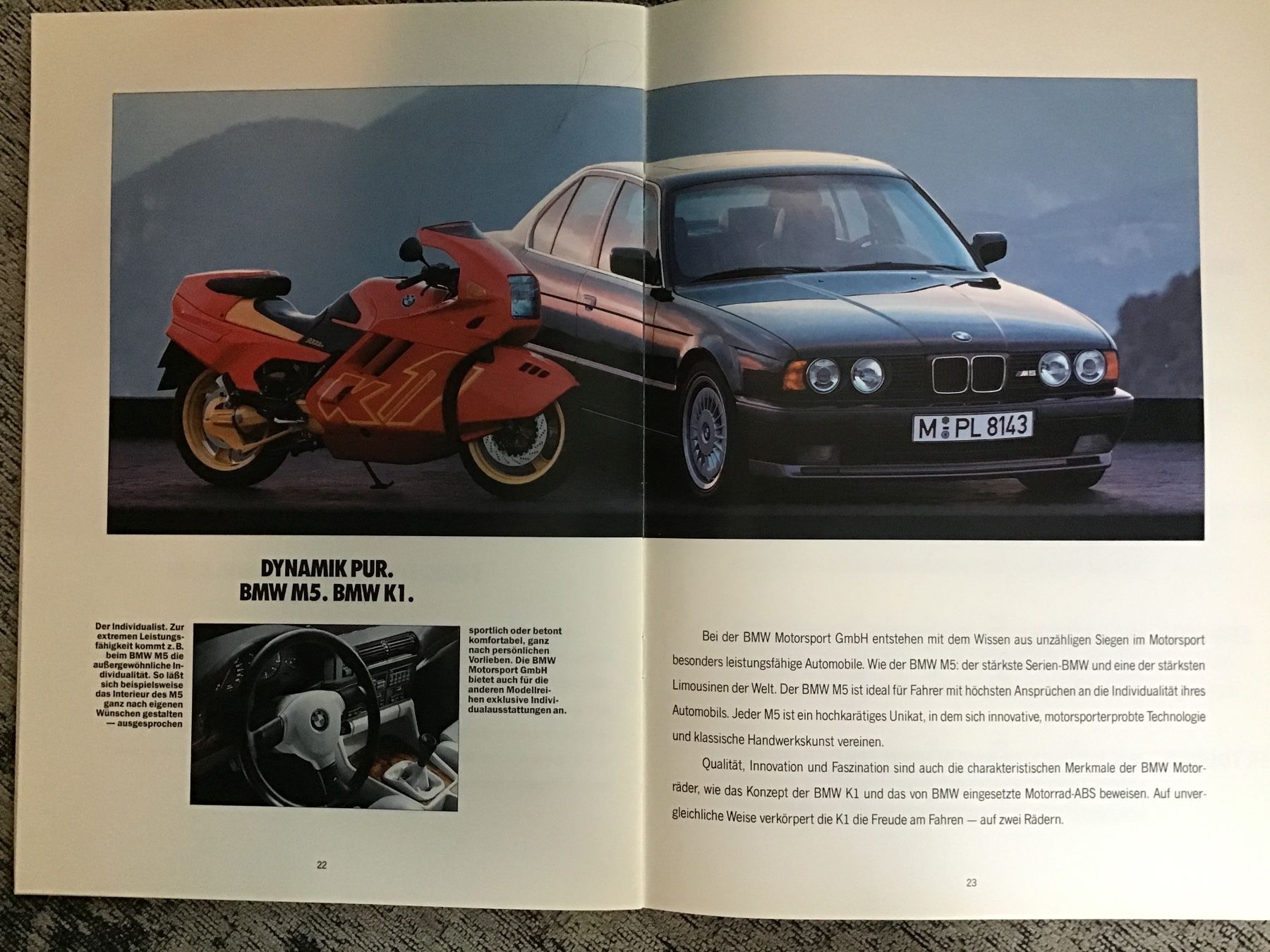 BMW Documenti: BMW Programm 1992 Verkaufsprospekt 26 Seiten 2/91 – Usato da Scherzingen venduto da Starseller62 8