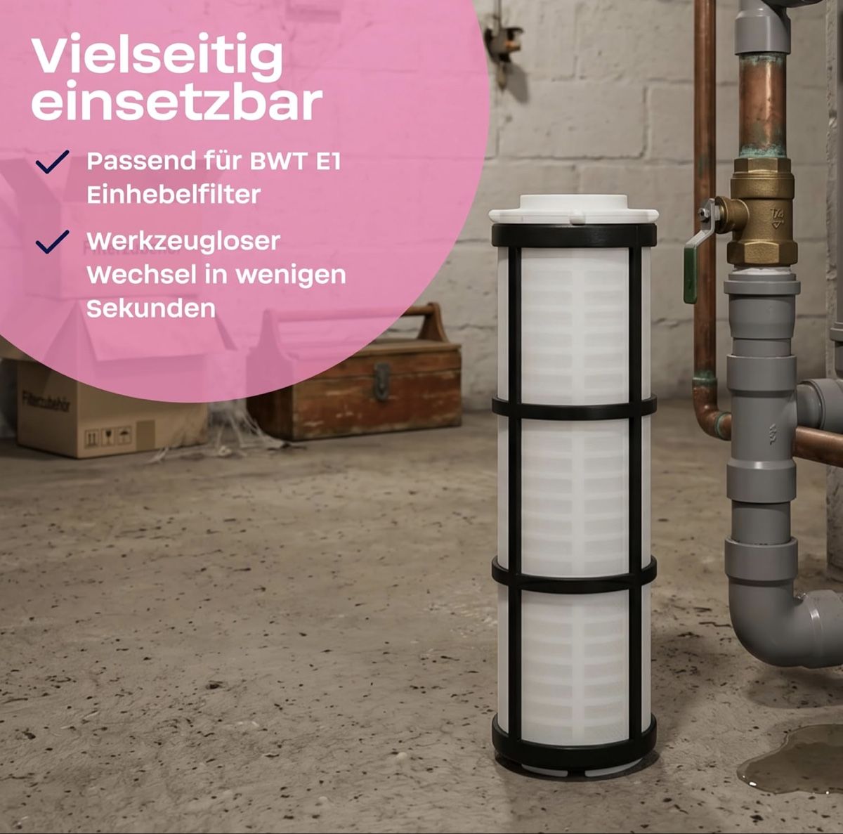 Sanitari: BWT E1 Filterelement – Nuovo e nell'imballaggio originale da Lostorf venduto da Tenet88 1