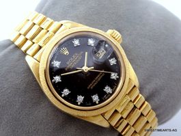 ROLEX DATEJUST 18K & DIAMANTEN 6927 AUTOMATIK 26MM 1982