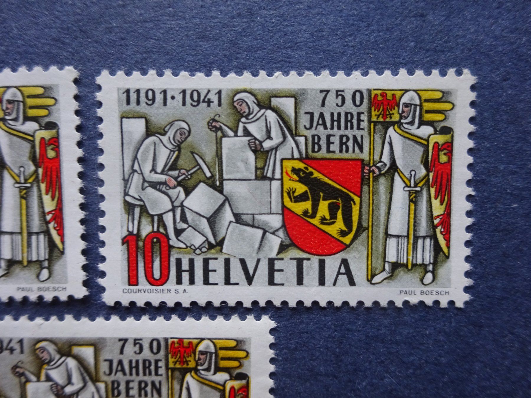 Tutti i francobolli: 1941 253, 253b & 253 c postfrisch** LUXUS – Usato da Appenzell-Steinegg venduto da adi1975 4