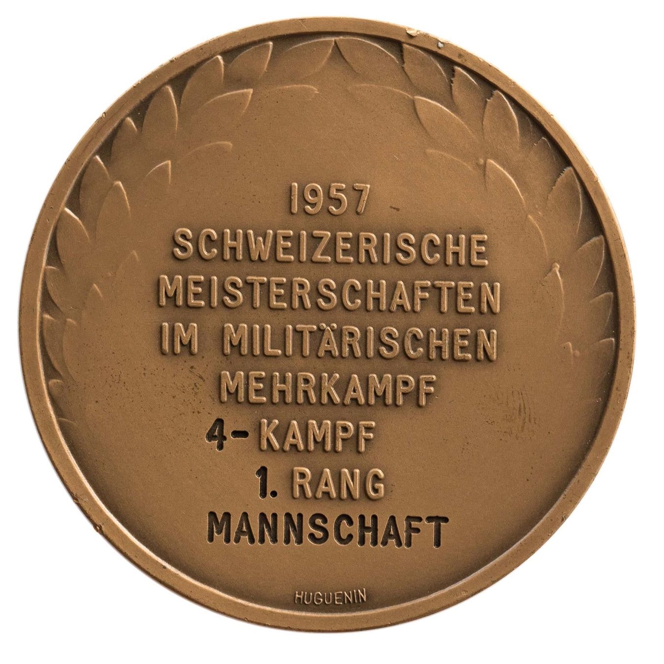 Medaglie: Medaille Militärischer Mehrkampf 1957 – Usato da Rotkreuz venduto da Swiss-Coins