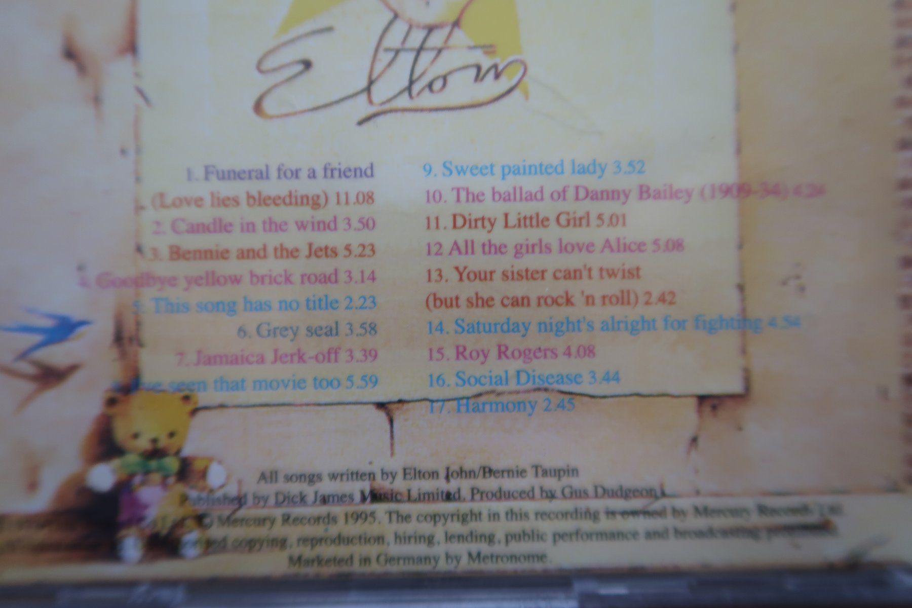 CD: ELTON JOHN - GOODBYE YELLOW BRICK ROAD - CD – Usato da Basel venduto da Patiscat 2
