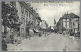 BERN, FREIESTRASSE, BELEBT, SCHÖN! GESCHRIEBEN, UNGELAUFEN