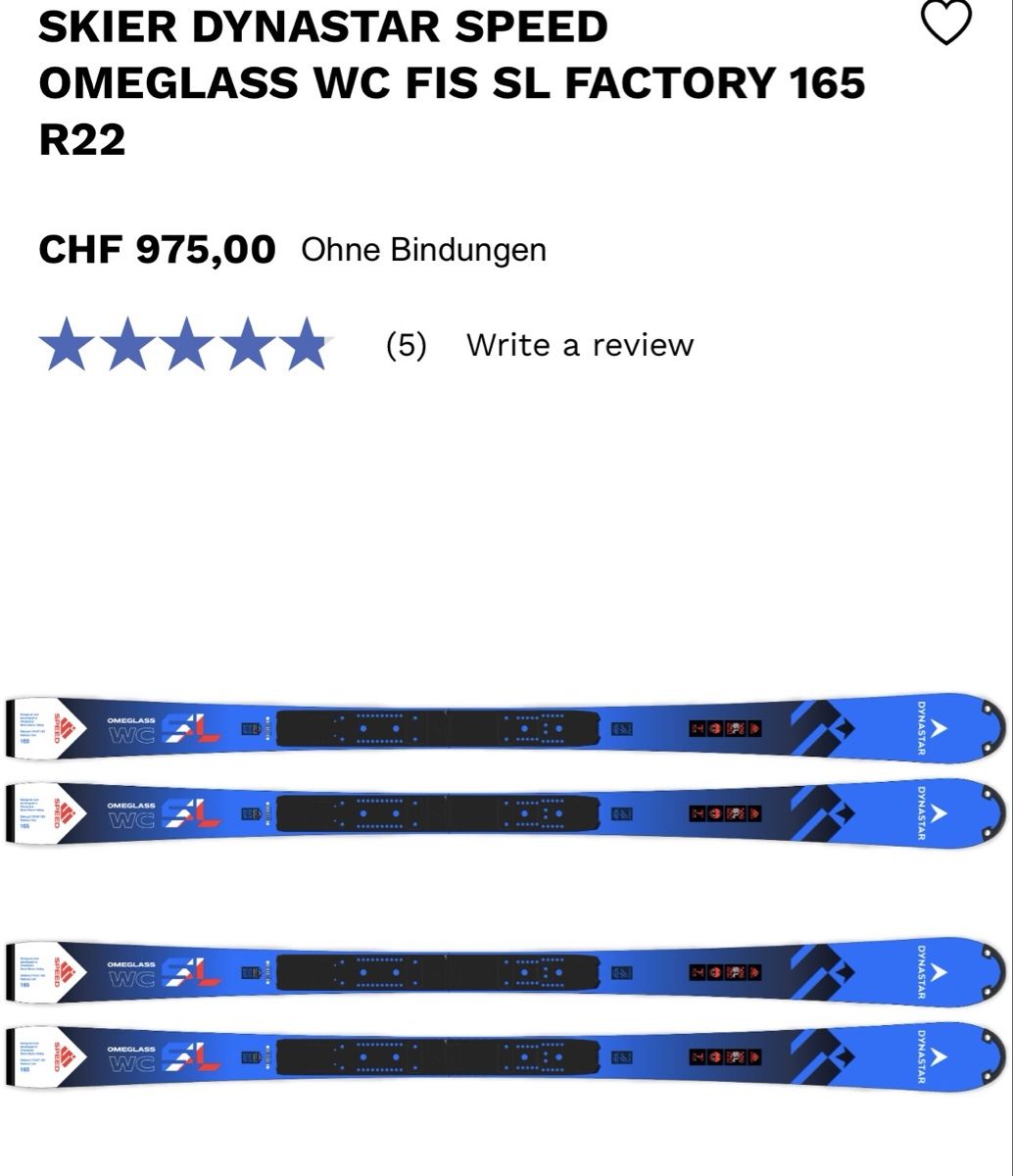 Dynastar Skis: Ski SL 165 FIS – Gebraucht aus Sierre von rom_hx79 4
