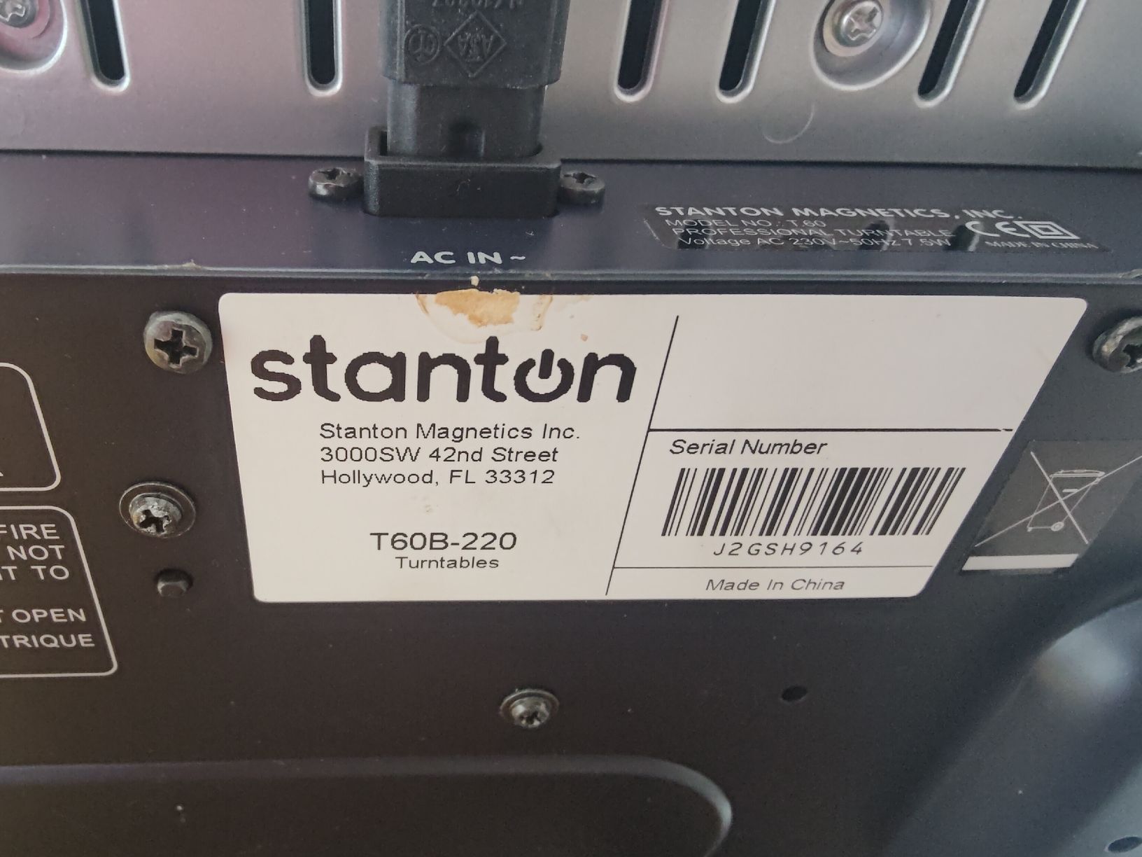 Stanton Plattenspieler: Stanton T60 Plattenspieler – Gebraucht aus Dietlikon von casperdisaster 2