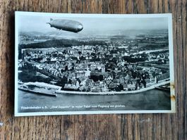 Photo Karte / Graf Zeppelin in voller Fahrt  Friedrichshafen