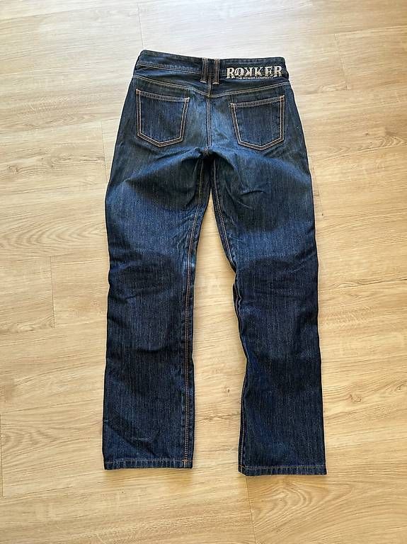 Rokker Pantaloni: Motorrad Hose mit Protektoren Rokker – Nuovo (secondo la descrizione) da Uster venduto da Thecurse 1