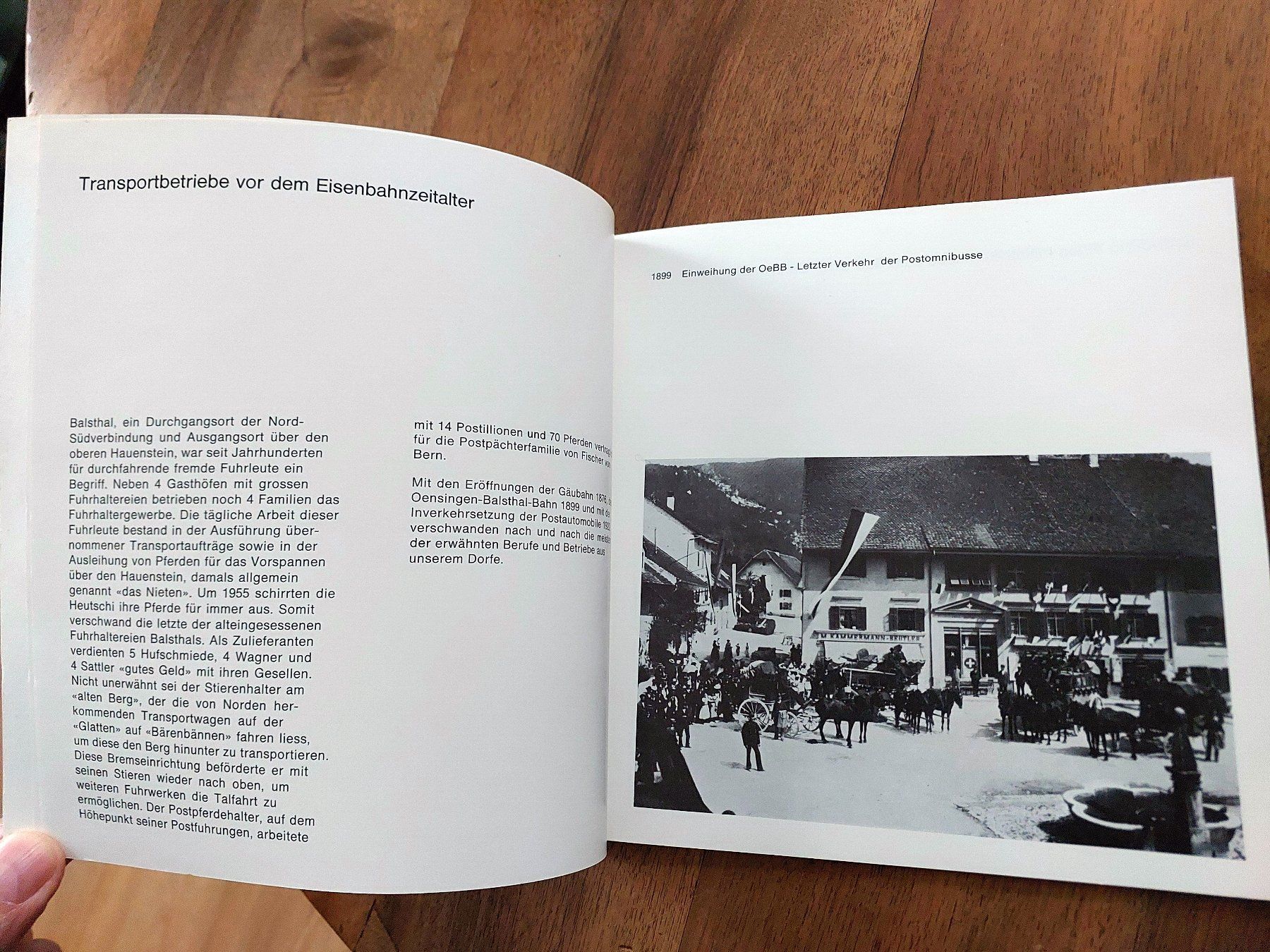 Libri: 75 Jahre Oensingen-Balsthal-Bahn – Usato da Schönenwerd venduto da Steidi 1