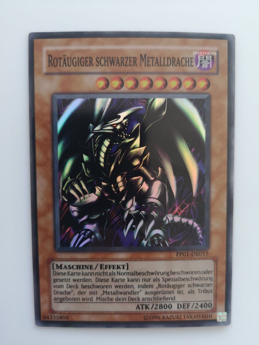 Yugioh Carte collezionabili: Rotäugiger Schwarzer Metalldrache Mint – Nuovo e nell'imballaggio originale da Boswil venduto da ShoppingCenterCity