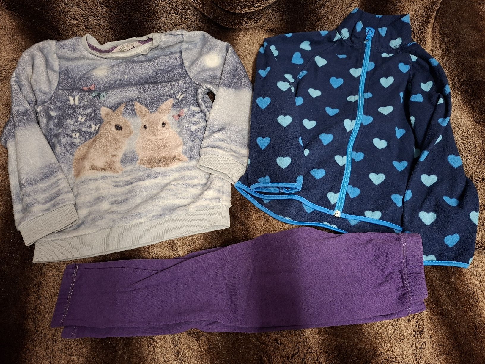 Lotti & Set di vestiti: Gr.110/116 Mädchen Langarmpulli Set 9 Pullis 2 Leggings – Usato da Reiden venduto da eneiba 2