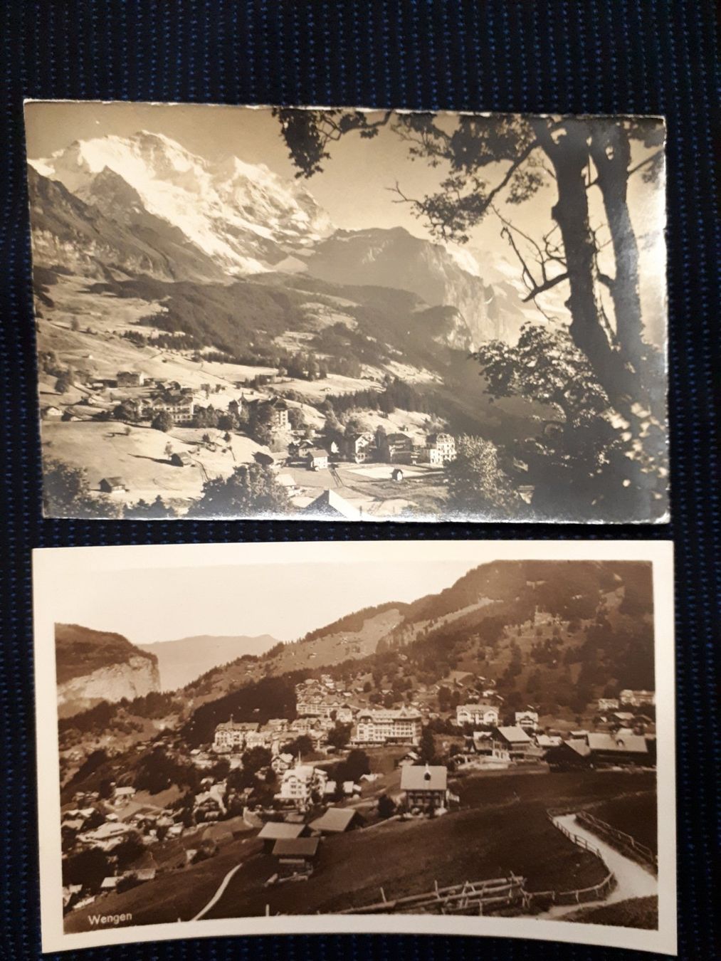 Ansichtskarten: 2 AK WENGEN – Gebraucht aus Ponto Valentino von giorgia06