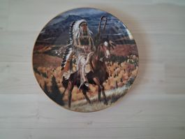 INDIANER SAMMELTELLER GUARDIGING THE PLAINS