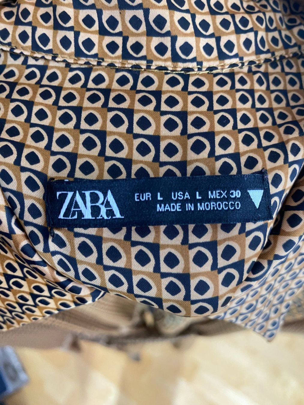 Zara Robes: Zara-Kleid, gold/gelb, Gr. L – D'occasion à Roches BE par Lil_266 4