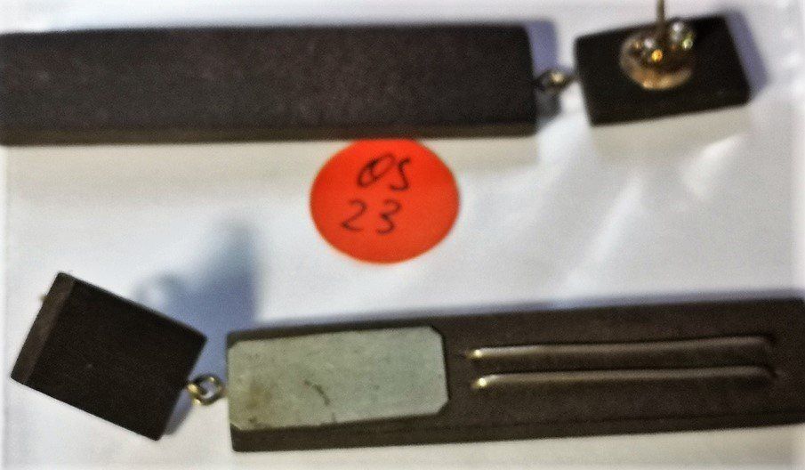 Orecchini pendenti & Orecchini a lobo: Ohrstecker Holzbrett Silber (OS23) – Nuovo (secondo la descrizione) da Lutzenberg venduto da Pinschi01 2