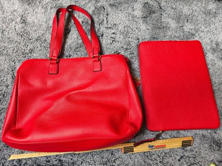 "von Cronshagen" Damen Handtasche Laptoptasche Rot