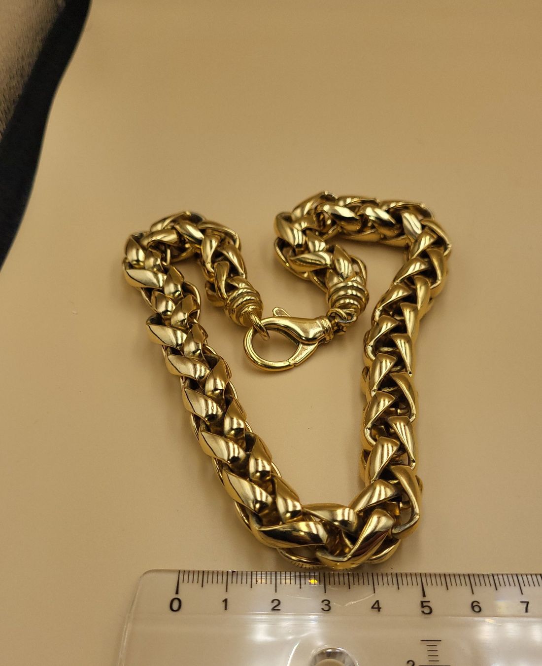 Catenine: Wunderschönes Massiv Goldige Collier – Usato da Wald ZH venduto da SwissPawnshop 4