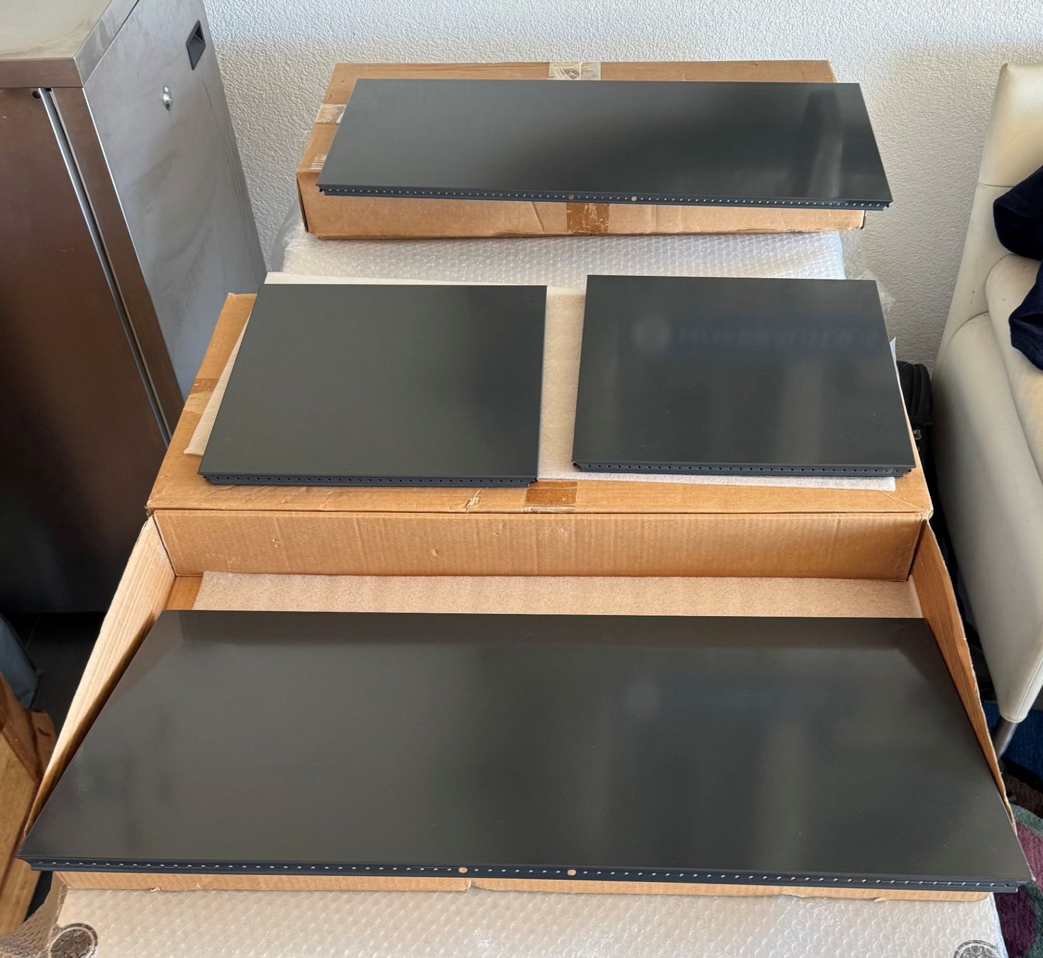 USM Regale: USM Bleche Farbe Anthrazit gemäss Bilder – Gebraucht aus Schmitten FR von jjkane 3