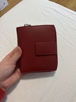 0714 Portemonnaie mit Lasche rot neu