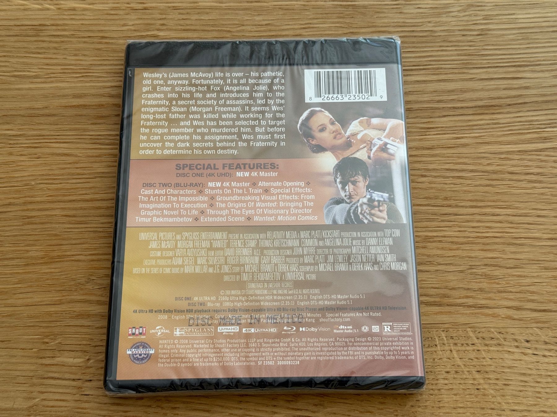 Tutti i DVDs: Wanted - 4K UHD Blu-Ray – Nuovo e nell'imballaggio originale da Wallisellen venduto da Art_Vendorlay 1