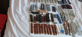 Lot de bracelets vintage cuir ,métallique, art déco et autre