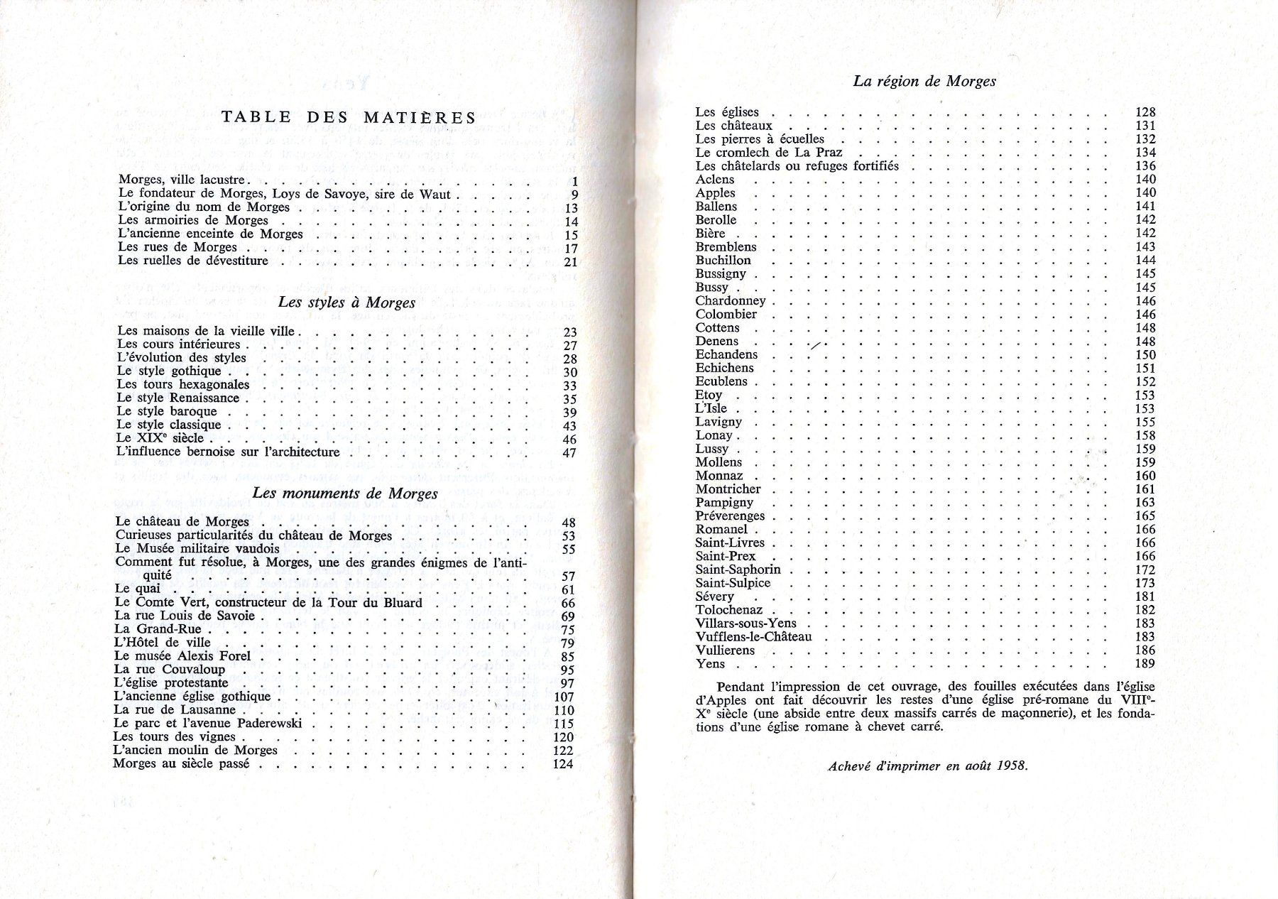 Libri: La contrée de Morges et ses monuments historiques – Usato da Savagnier venduto da Ne2065 1