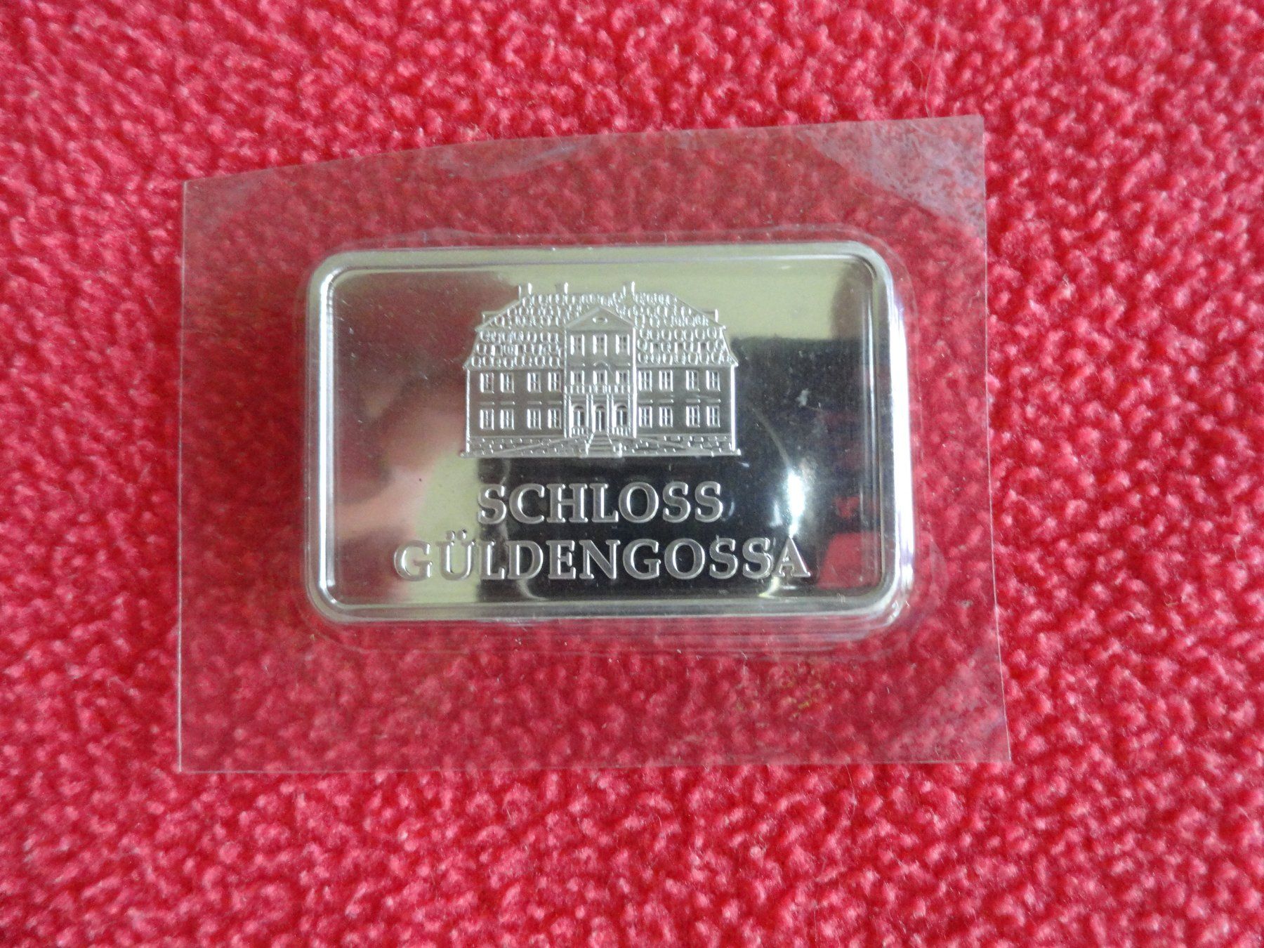 Metalli preziosi: 1 UNZE FINE SILVER - SCHLOSS GÜLDENGOSSA – Nuovo e nell'imballaggio originale da Gerlafingen venduto da Shiva_74 3