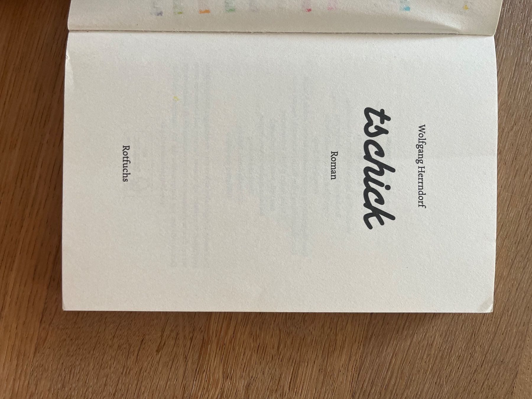 Libri: Wolfgang Herrndorf - Tschick – Usato da Laupen BE venduto da lee_ym6v 3