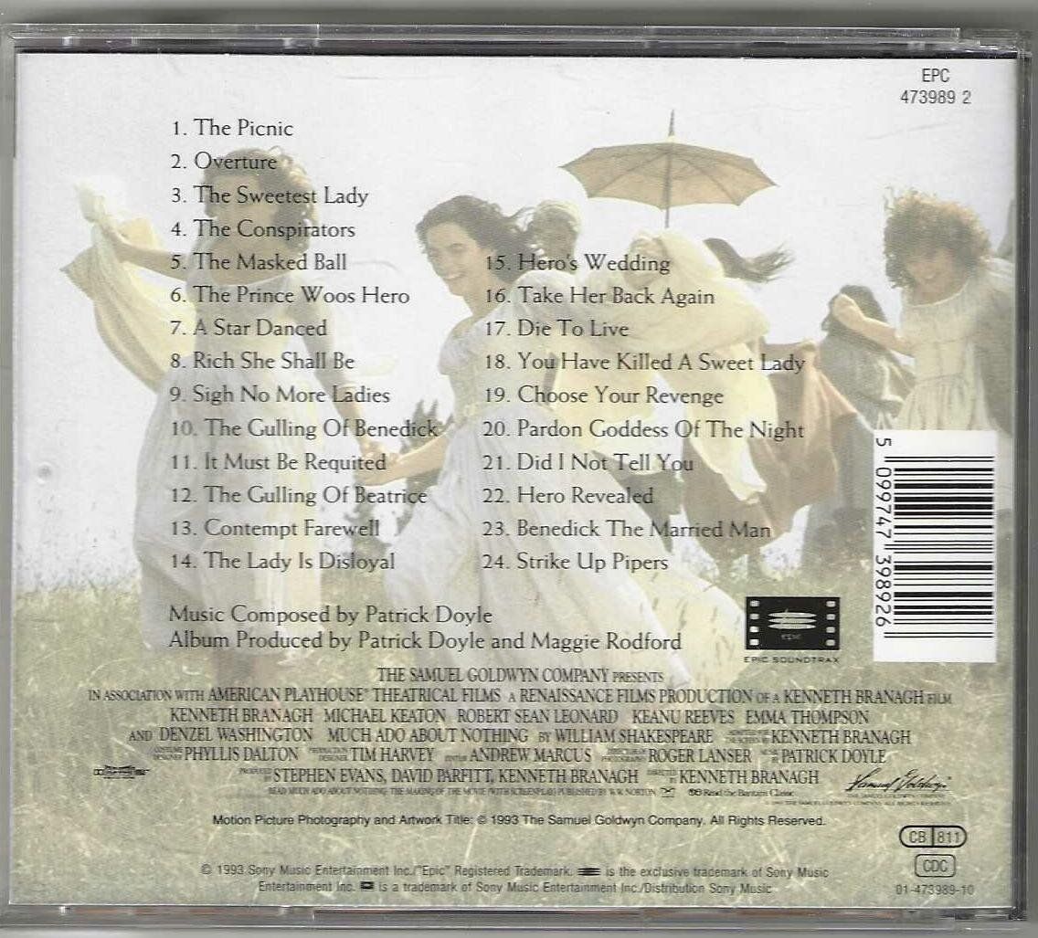 CDs: Patrick Doyle – Much Ado About Nothing – D'occasion à Genève par CDLPBookS 1