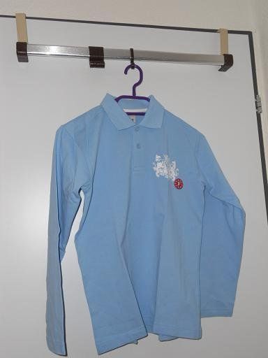 Chemises, T-shirts & Polos: Neuw. Poloshirt langarm - hellblau - Gr.152 – Neuf (Voir description) à Uznach par Laeuffer