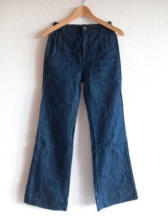 PRADA Jeans: High Waisted flared,  24 inch(Abholung Bern ok)