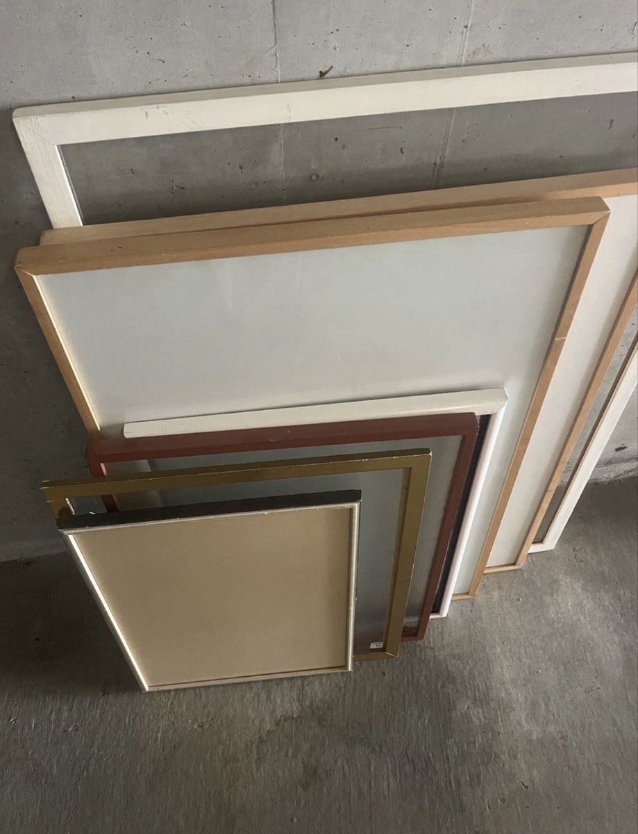 Bilderrahmen: 7 verschiedene Holz-Wechselrahmen mit Glas – Gebraucht aus Rain von Pic-Ass 1