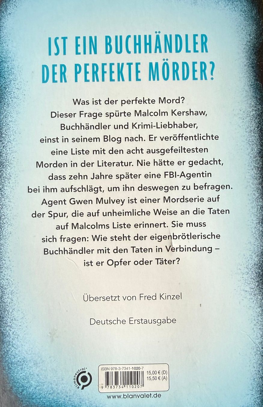Libri: Peter Swanson - Acht perfekte Morde – Usato da Zäziwil venduto da kreative-ideen 1