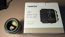 Tamron SP 85mm F/1.8 Di VC USD (Canon EF) - Like New!