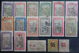 Madagaskar Franz. Kolonie ex. Kat. 74-139 */gest. 1908/15