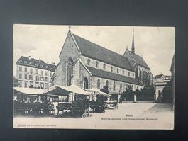 AK   Basel Barfüsserplatz ca.1900  ungebraucht (G914)