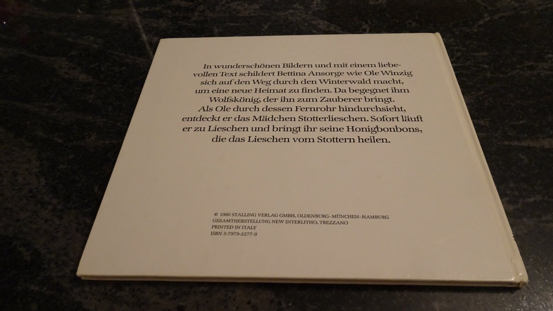 Libri: BILDERBUCH: Ole Winzig Ein Wintermärchen VON BETTINA ANSORGE – Usato da Zürich venduto da Roulet 1