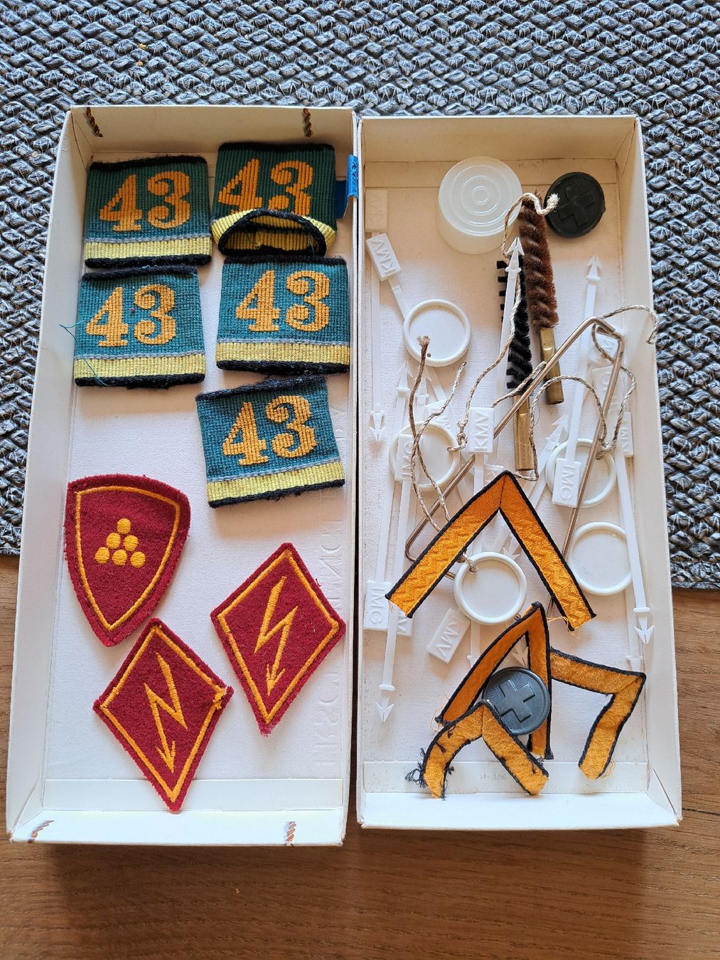 Schweizer Armee Placchette & Badge: Originale Schweizer Armee Fourragère Abzeichen – Usato da Pratteln venduto da mab_f2fz