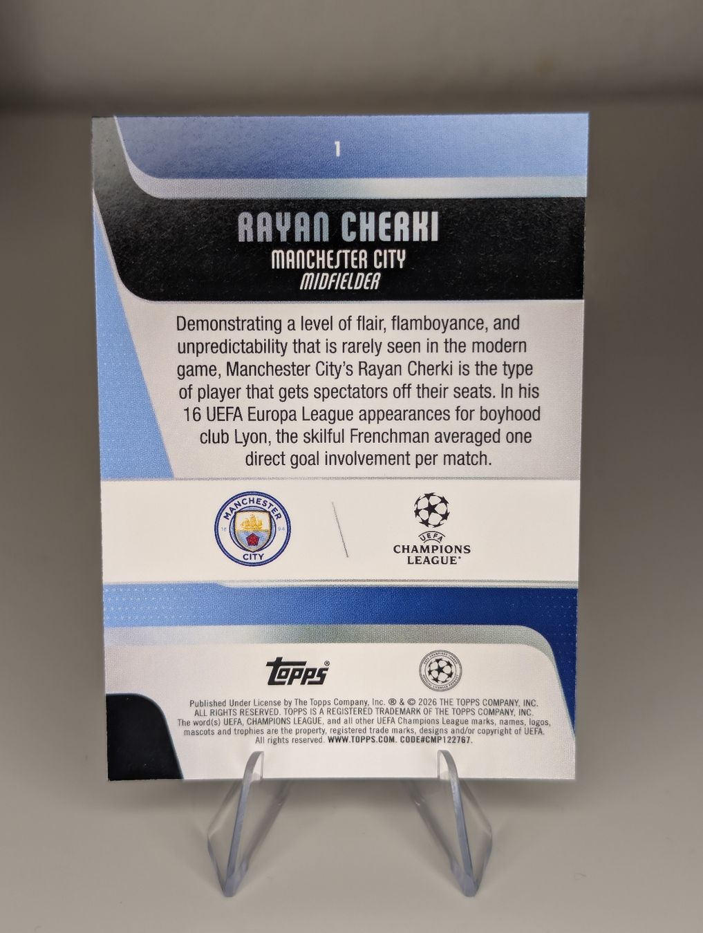 Topps Carte collezionabili: Rayan Cherki Manchester City Topps Flagship – Nuovo (secondo la descrizione) da Hunzenschwil venduto da BRPCards 1