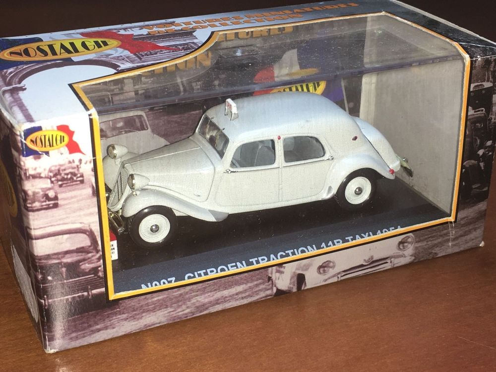 Miniature Dubray 1/43 – Citroën Traction 11B Taxi 1939, état Neuf Avec Boîte