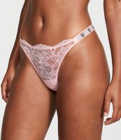 Victoria’s Secret Shine Strap Lace Thong M NEW