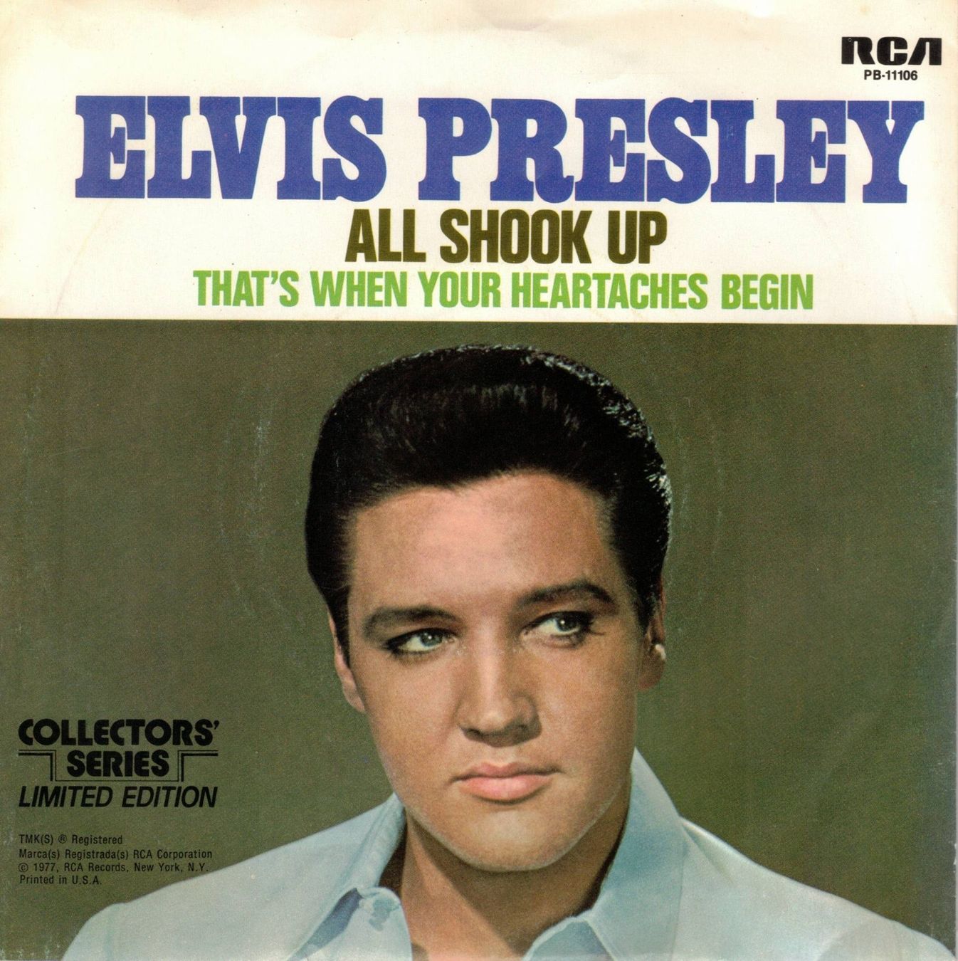 Dischi in vinile: Elvis  -- All Shook up   Single7 – Usato da Rheinau venduto da asteng