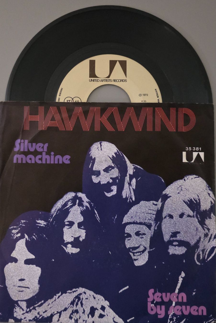 Schallplatten: Hawkwind Single – Silver Machine / Seven By Seven – Gebraucht aus Root von atelier22