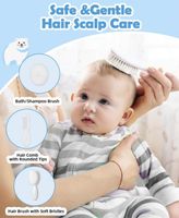 Baby Pflegeset mit Thermometer Nagelscheren Fingerzahnbürste