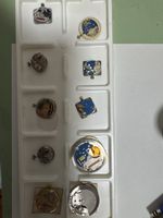 Lot mouvements et cadrans horlogerie diverses marques 9 pièc
