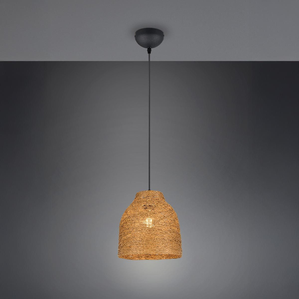 Lampadari & plafoniere: Pendelleuchte, Papiergarn, Boho, 25 cm Ø – Nuovo (secondo la descrizione) da Kreuzlingen venduto da Smart-Light